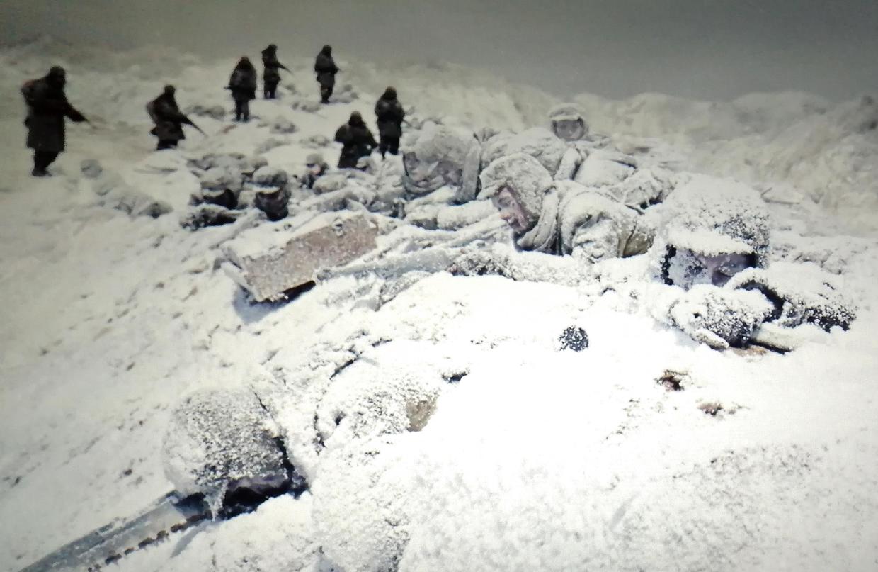 电影长津湖中的冰雕连看到这我又哭了