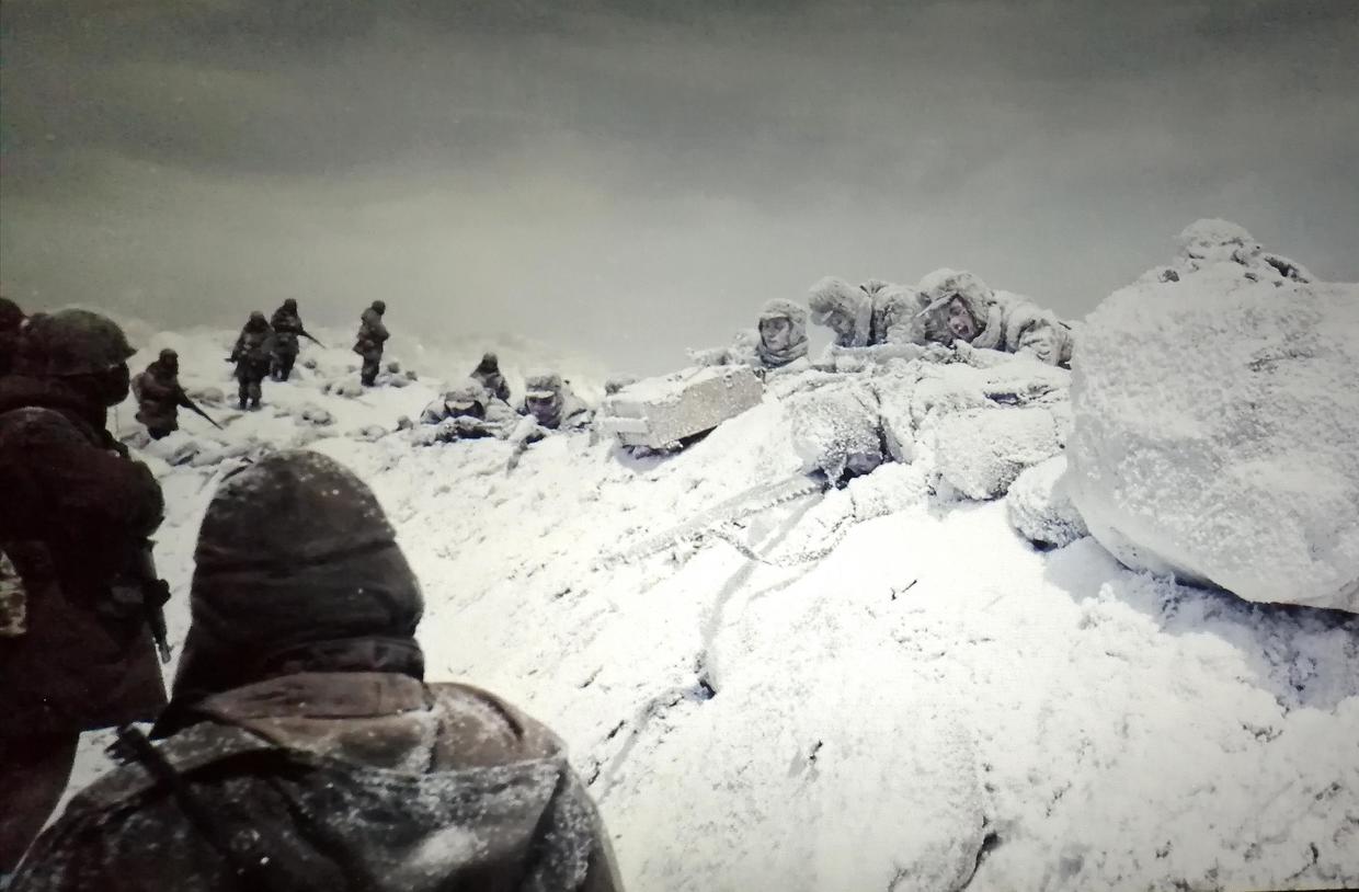 电影长津湖中的冰雕连看到这我又哭了