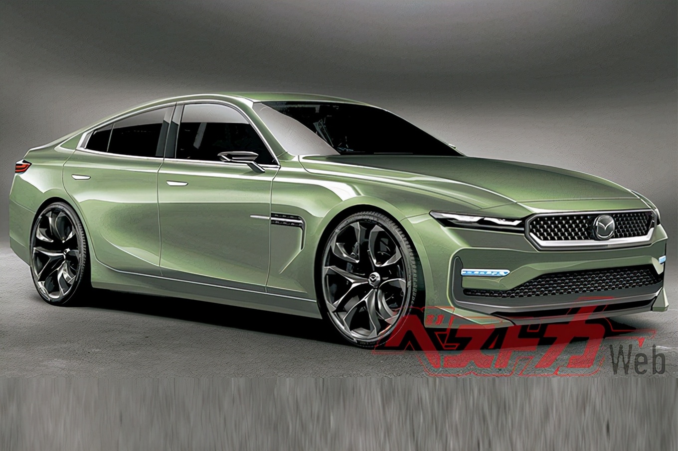 全新一代马自达6渲染图曝光,造型前卫个性,有望年底正式发布-新浪汽车