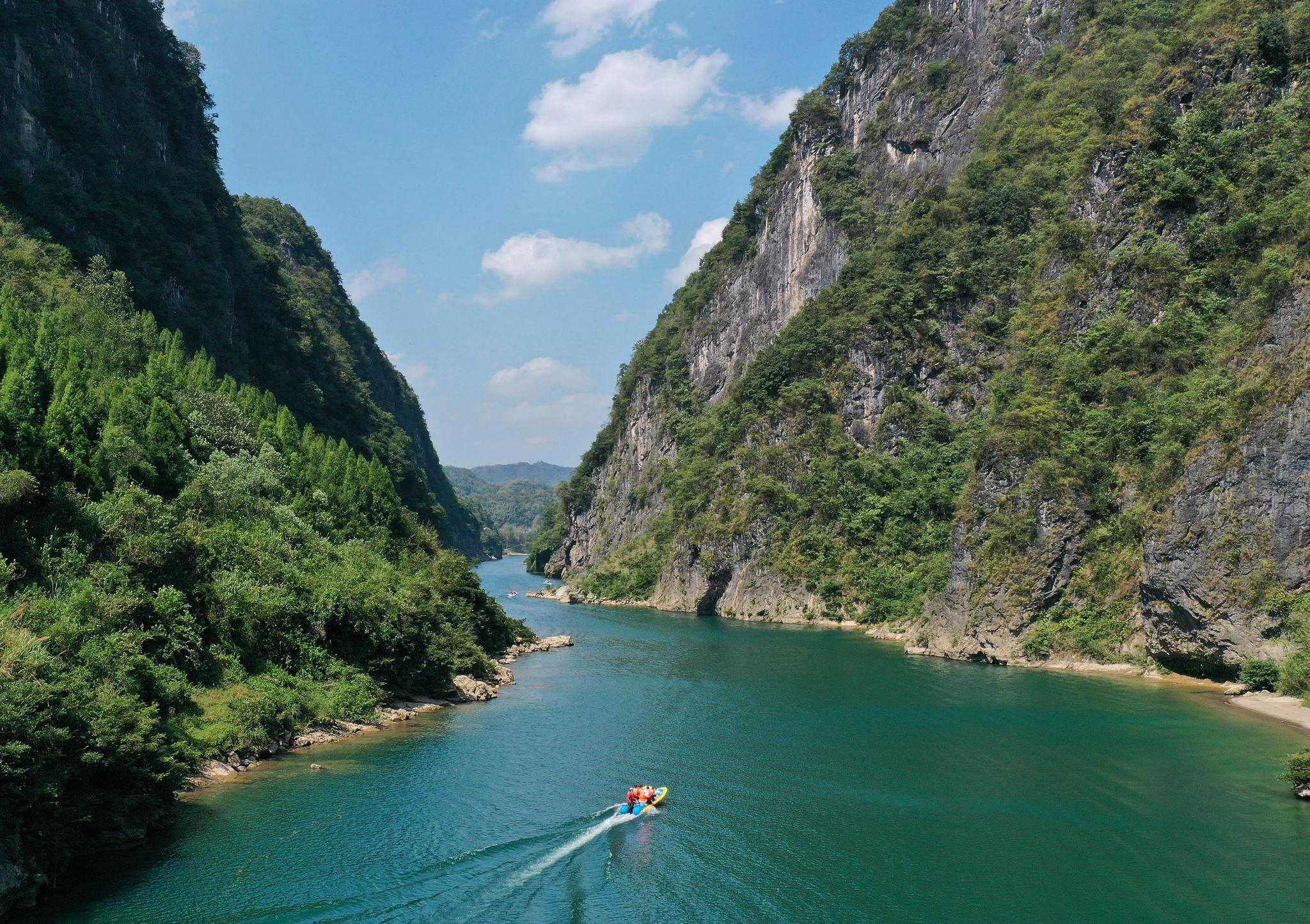 湖南张家界:漂流冲浪 乐享假期|茅岩河|张家界|吴勇_新浪新闻