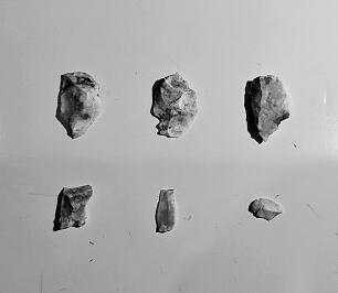 青海祁连县黄藏寺遗存发现的细石器制品 图片由祁连山国家公园提供