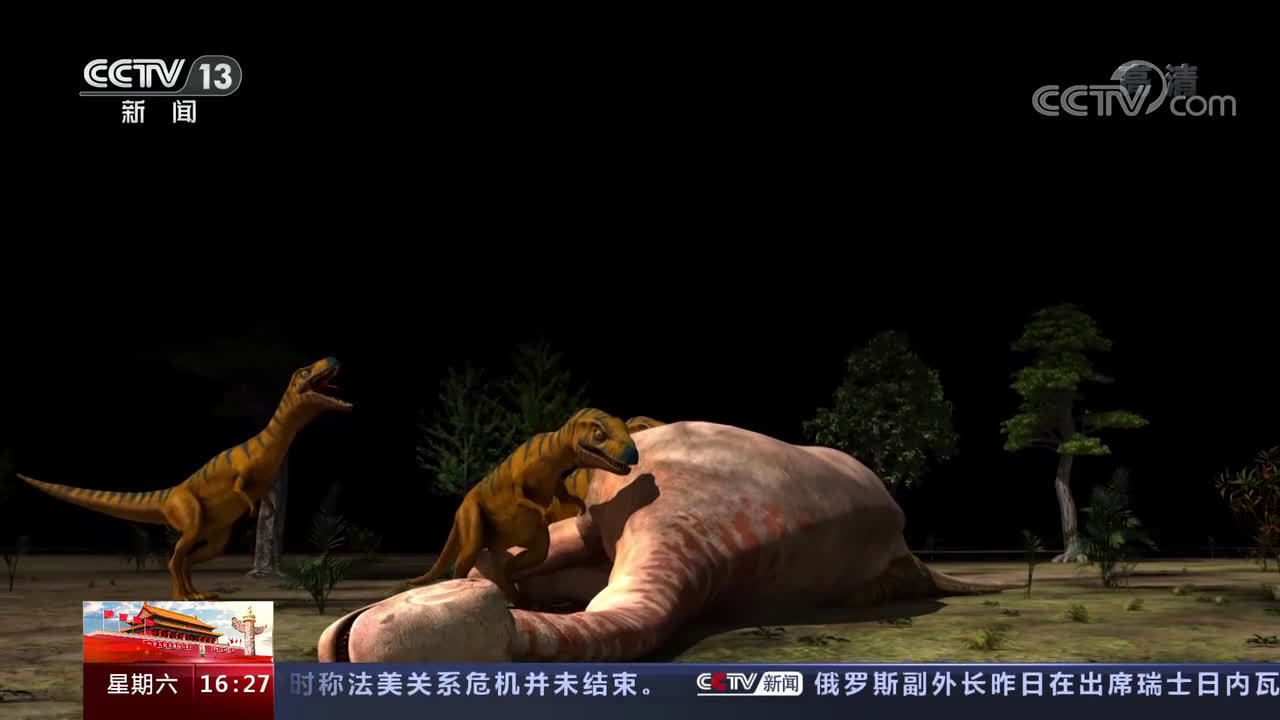 两条恐龙的意外死亡