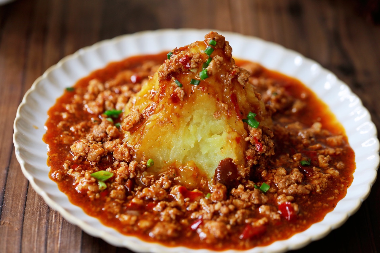 火山土豆泥,完美复制西餐厅,成品不输大厨|土豆泥|土豆|火山_新浪新闻