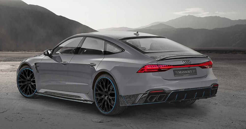 mansory首次出手改装audirs7sportback马力涨至780ps