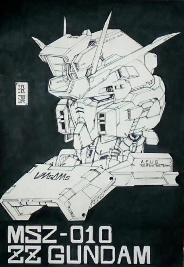 「绘画」高达头__财经头条