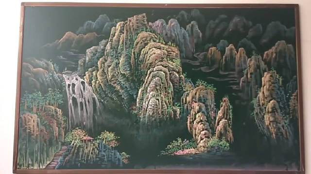才华横溢,小学老师的粉笔画! 绚丽粉笔画