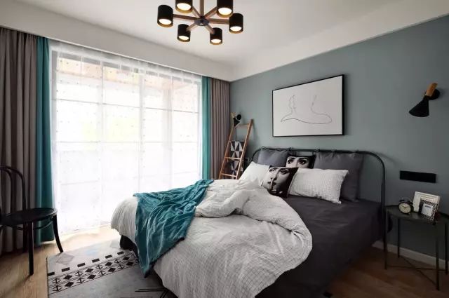 80㎡二居简单装修，电视墙+隐形门二合一的操作，你肯定没见过休闲区蓝鸢梦想 - Www.slyday.coM