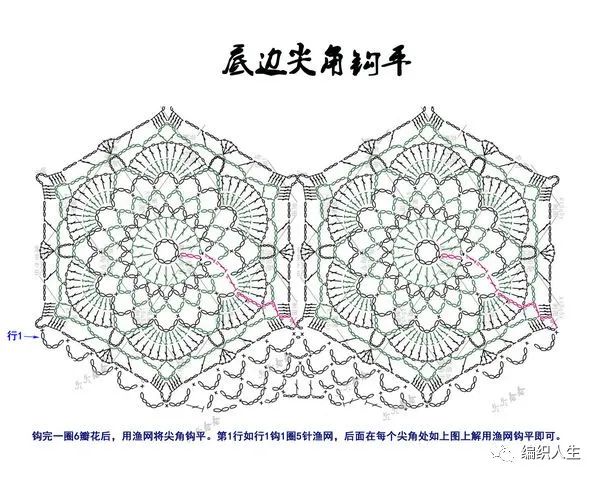 短款绒花九分袖钩针套头衫(有编织图解)|陈学冬_新浪新闻