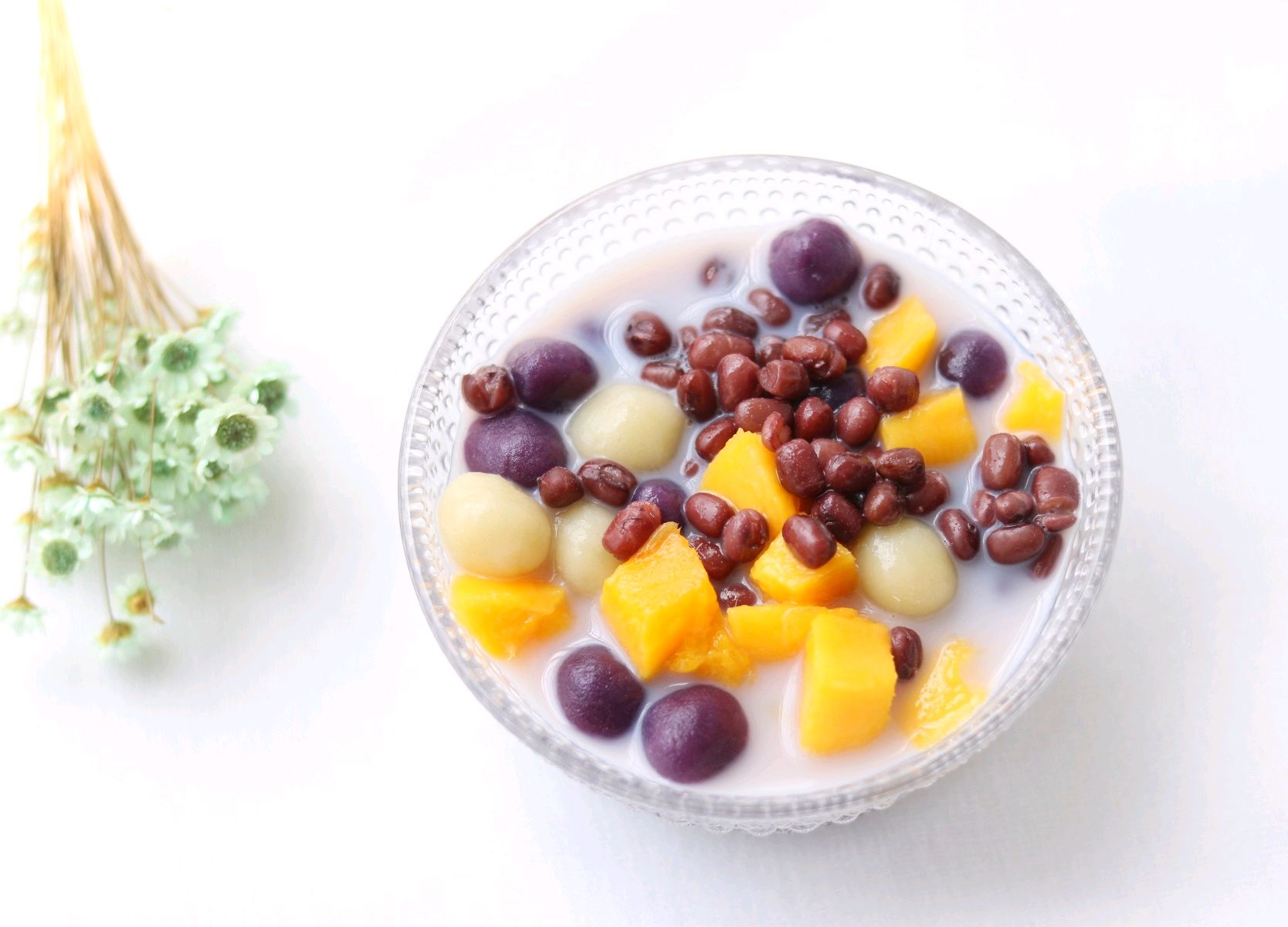 自己做的椰浆芋圆,比甜品店的好吃多了,没有添加更健康|椰浆|紫薯