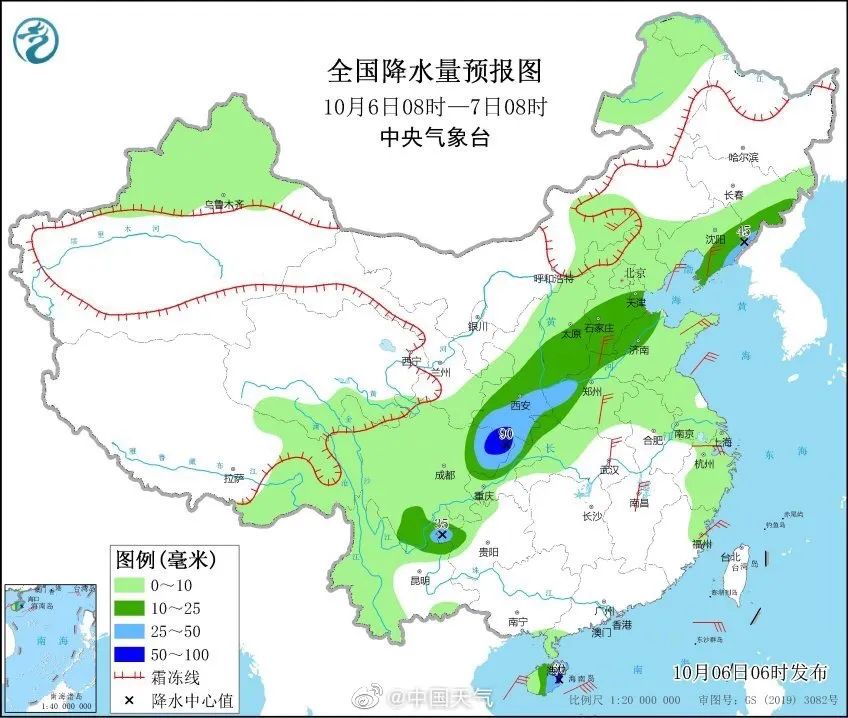 北京连日来阴雨不断，山区云雾缭绕