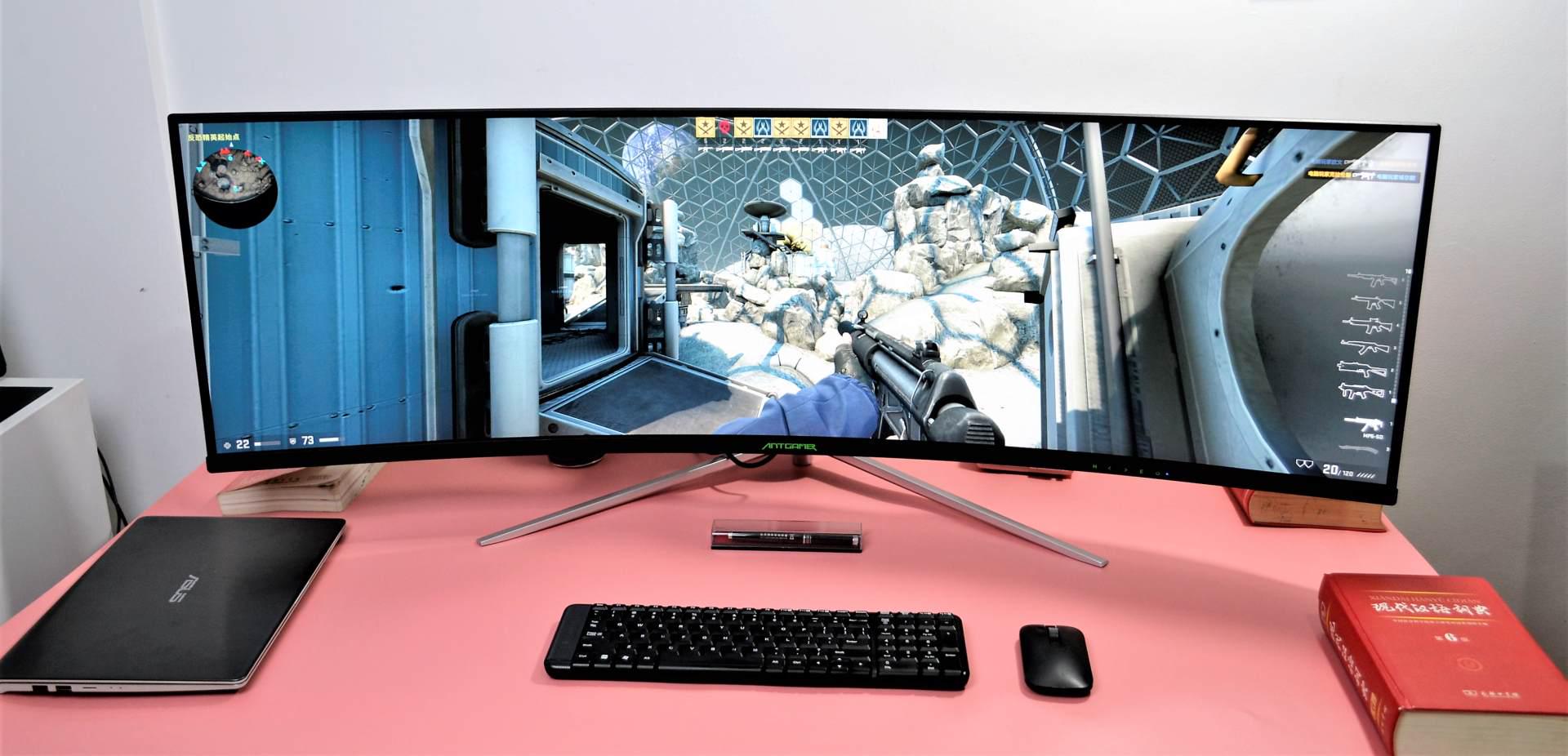 49寸蚂蚁电竞ant491uc带鱼屏,突破传统!