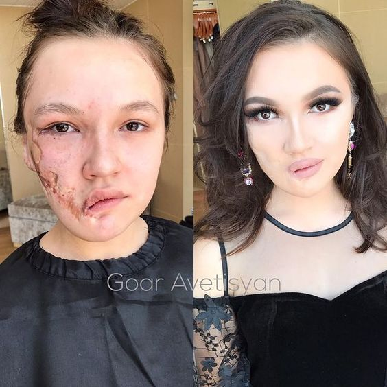 化妆前后的对比休闲区蓝鸢梦想 - Www.slyday.coM 化妆前后的对比休闲区蓝鸢梦想 - Www.slyday.coM