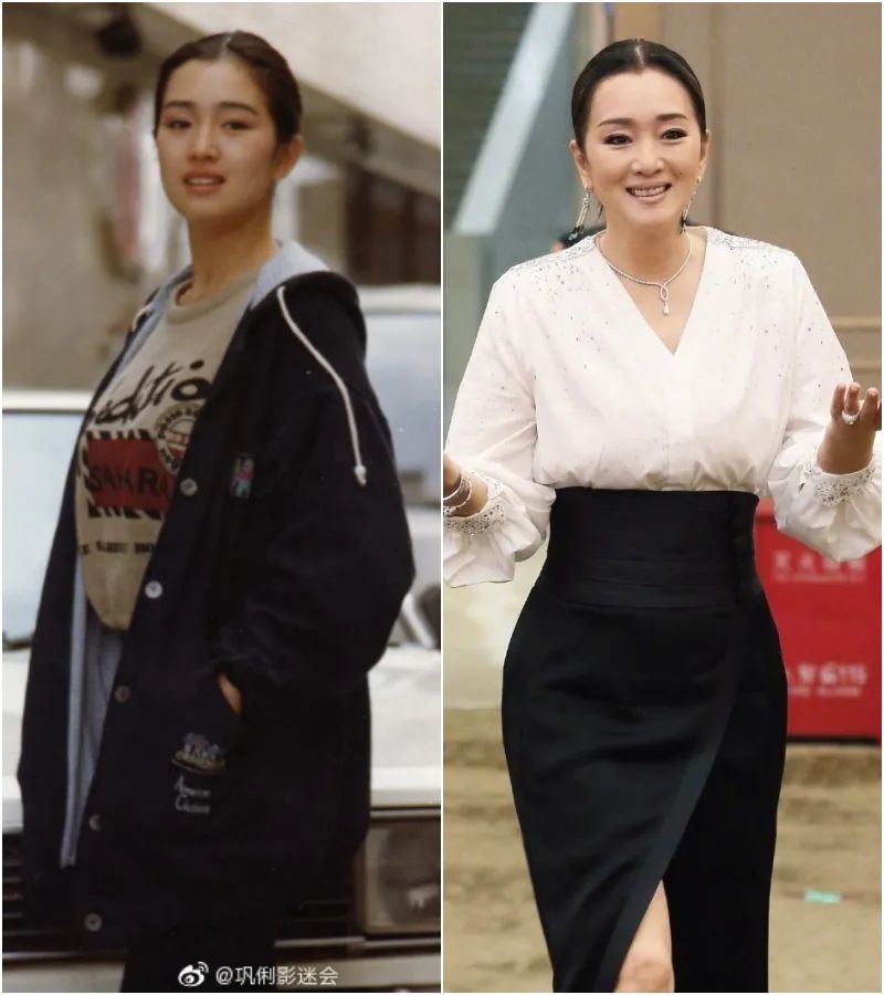 56岁巩俐最新几套穿搭全网好评这一点太值得学习了