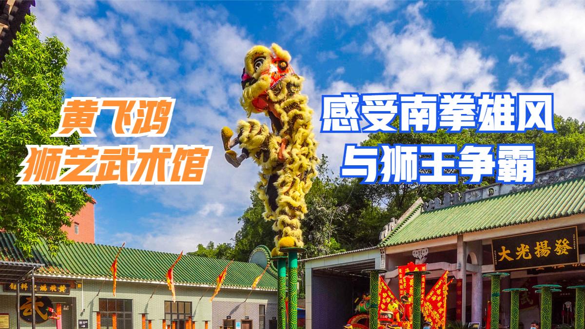 走进黄飞鸿狮艺武术馆,观赏南拳与狮舞,了解一个不一样的黄飞鸿__财经