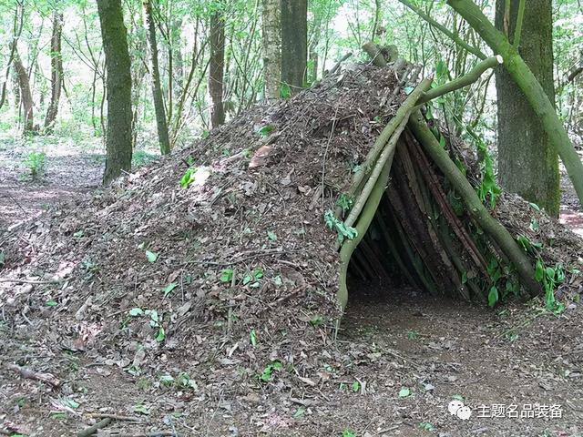 生存狂必备技能——野外就地取材搭建庇护所,关键时候能救命