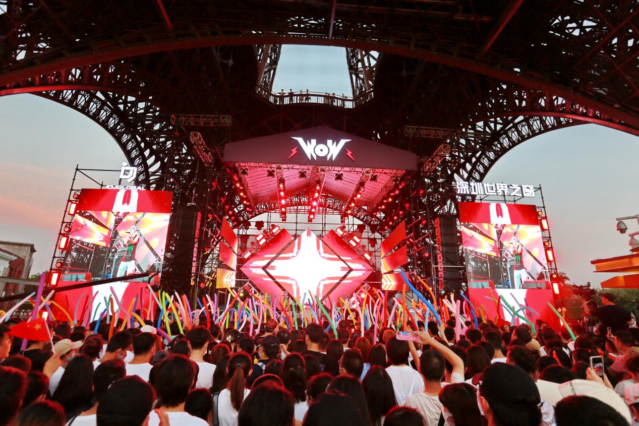 深圳世界之窗音乐节活动完美收官七天共接待游客超20万人次