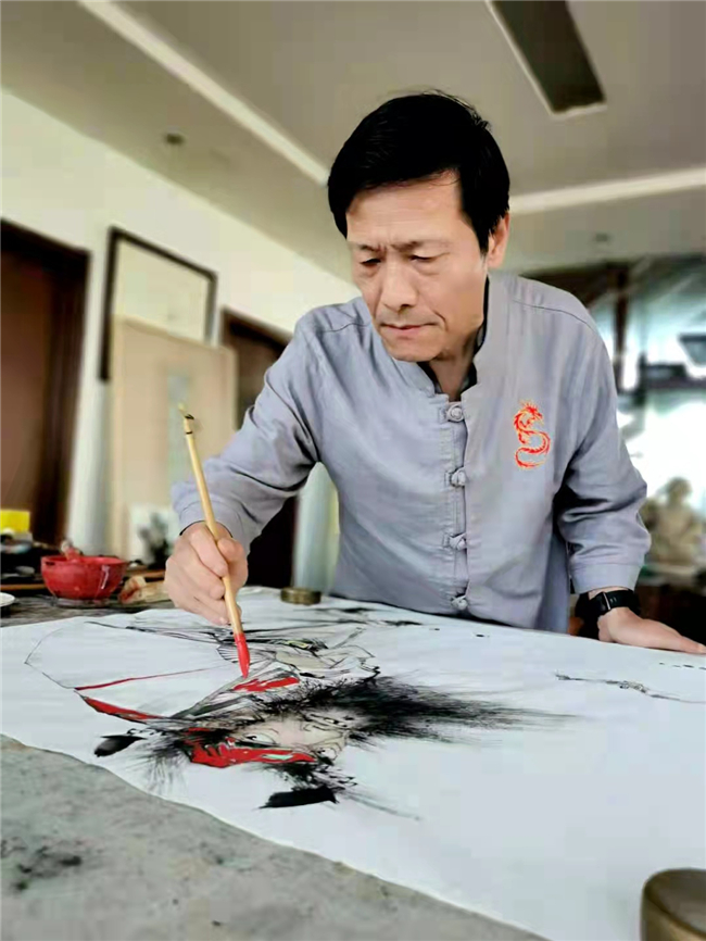 画家王河画家王河是一个居住在画里的人.