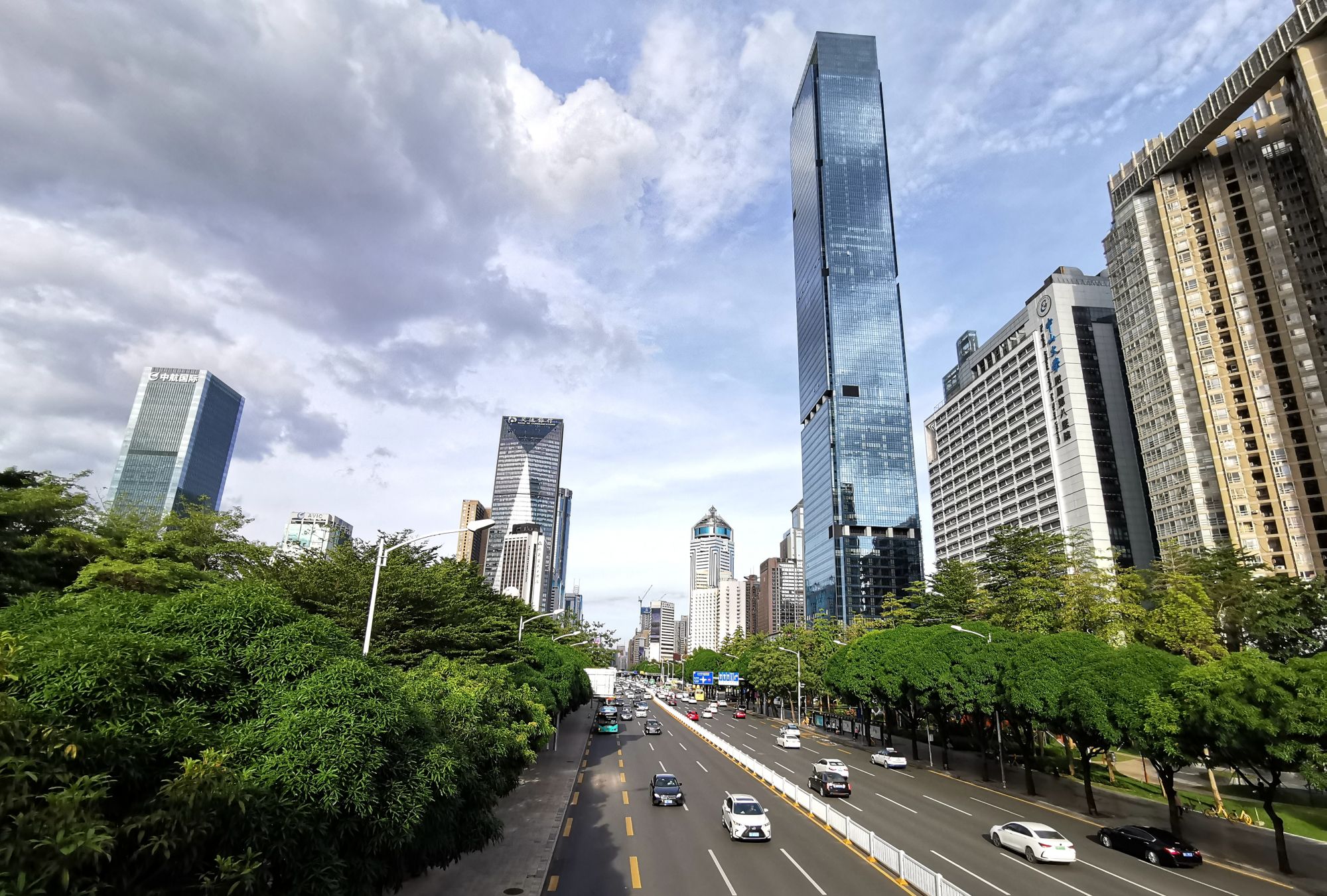 2021年深圳城建风光随拍系列1深圳福田中心区大城之美