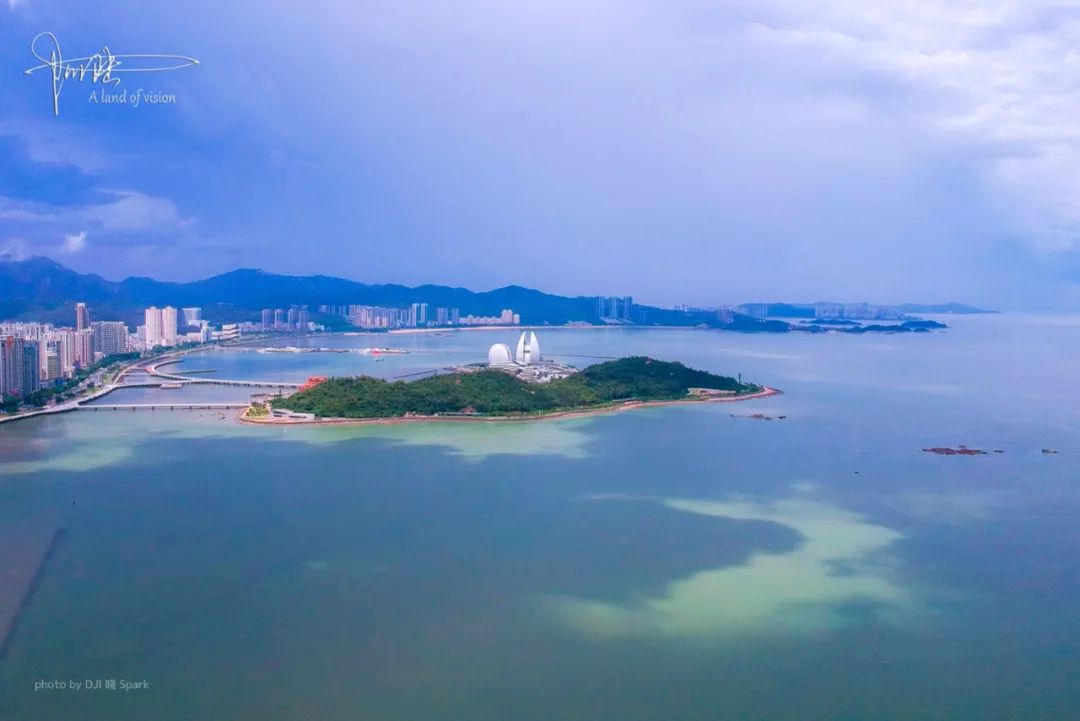航拍珠海香炉湾沙滩,碧海银滩,海鸥逐浪,风景如画