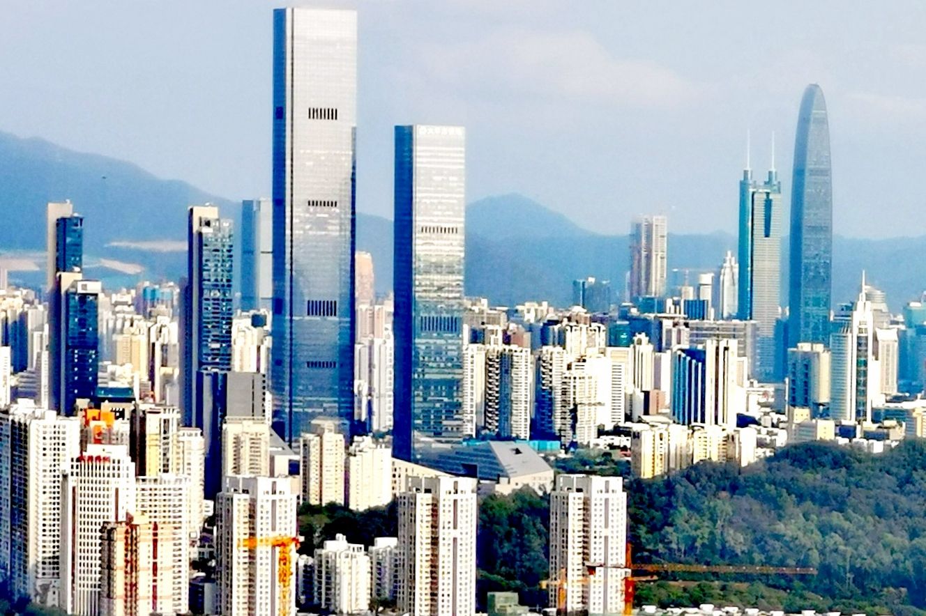 2021年深圳城建风光随拍系列1深圳福田中心区大城之美