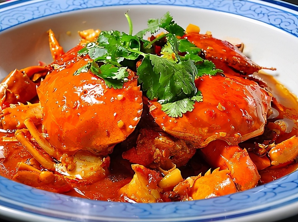 十月经典美食爆炒香辣蟹外酥里嫩鲜味浓郁肉质饱满哦