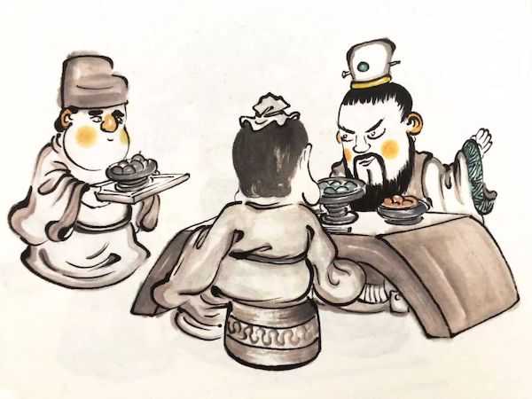 《三国演义》里面有几个比较经典的跟吃有关的情节,一个是"青梅煮酒"