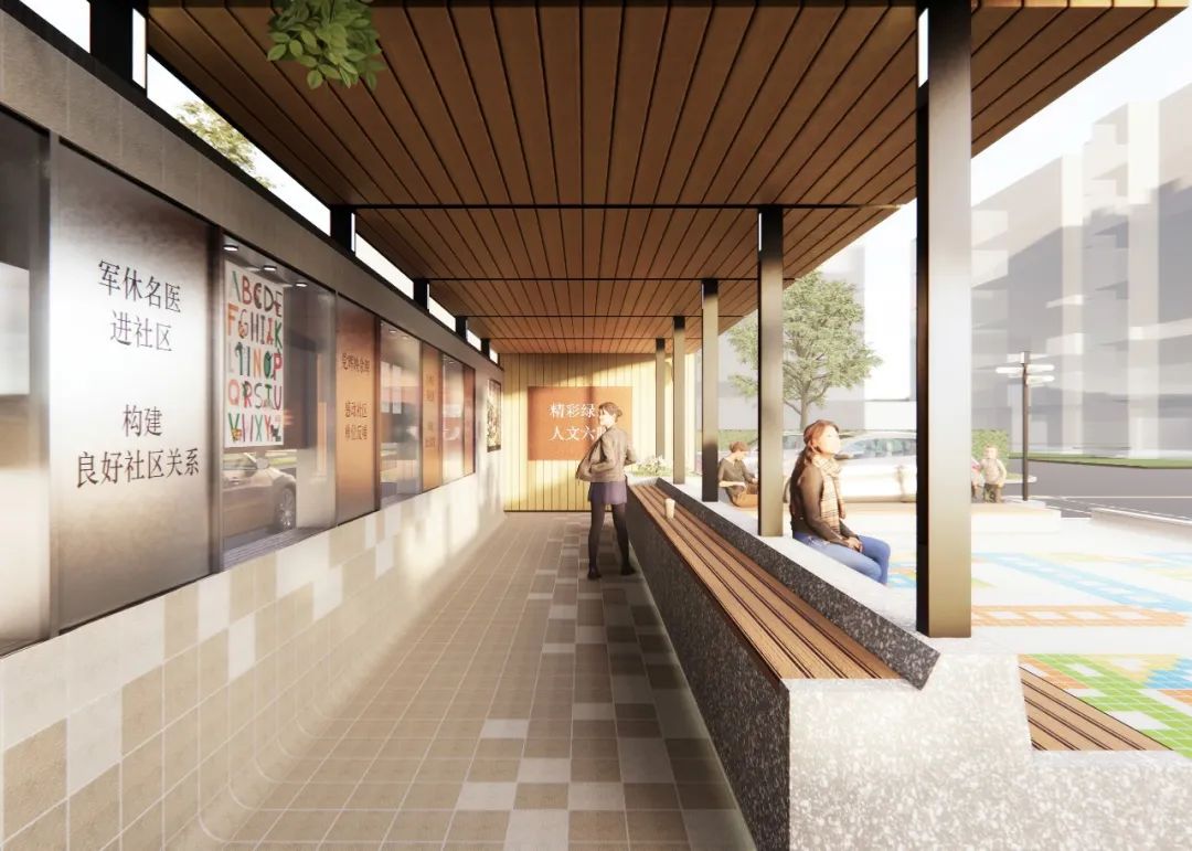 展示长廊效果图