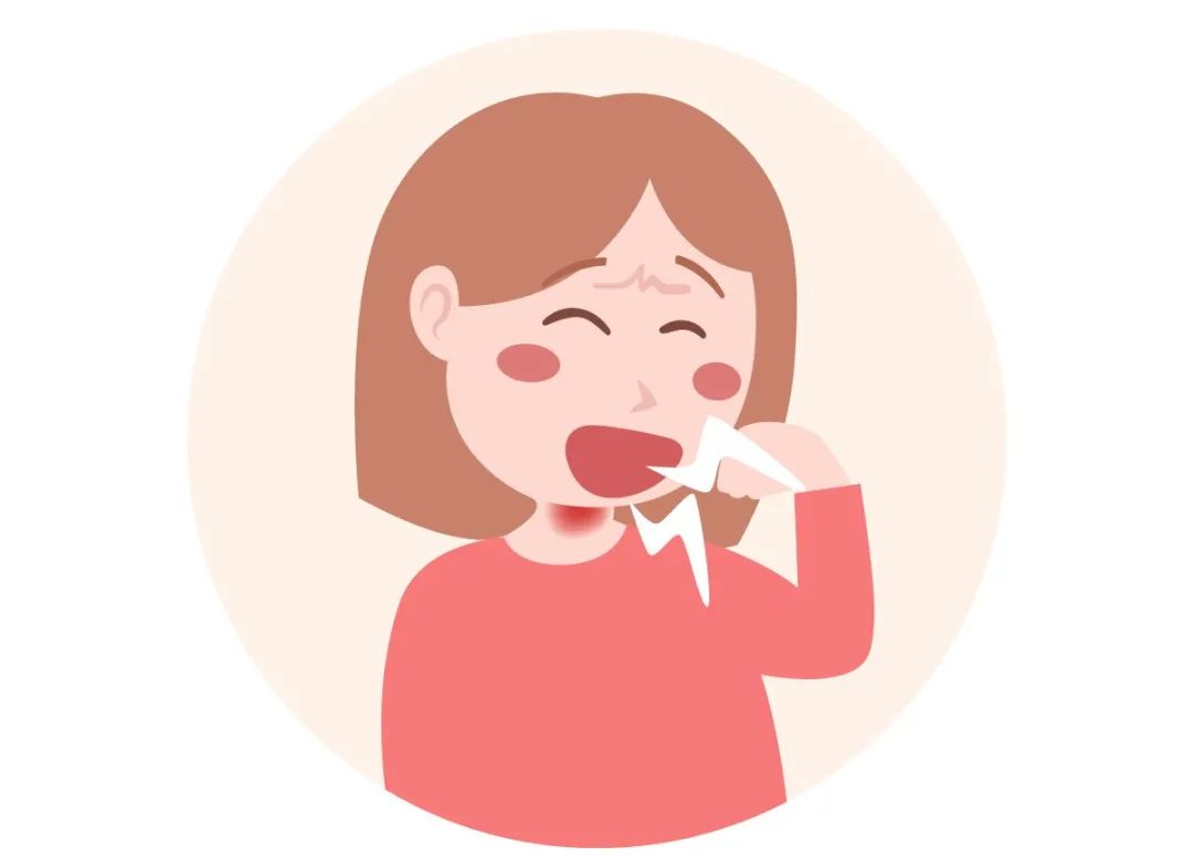 如果咽喉出现烧灼样疼痛,尤其吃东西时感觉严重,不仅说话费劲,大家还