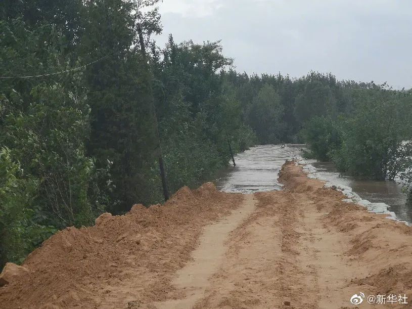 汾河山西河津段迎67年来最大洪水，当地决定！