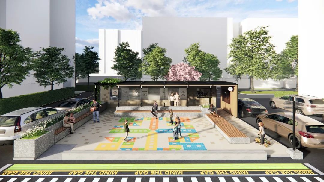 广场设计效果图