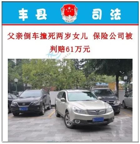 父亲倒车轧死2岁儿子，法院判保险公司赔偿111万，网友不干了......这样判罚合理吗？休闲区蓝鸢梦想 - Www.slyday.coM