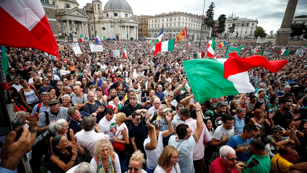 罗马，数百人试图冲击总理办公室！