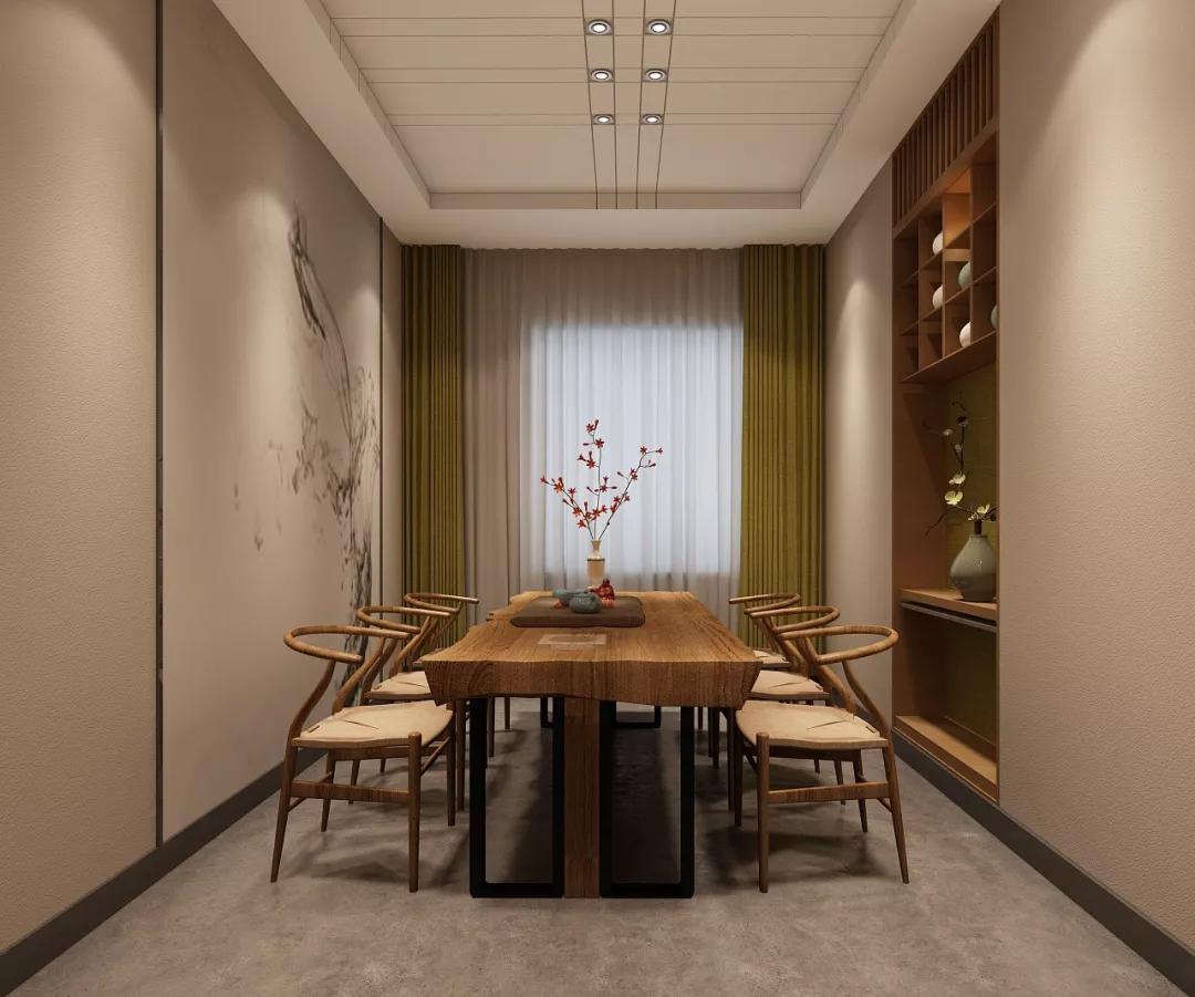 郑州新中式茶室设计要素-京创装饰|茶室|茶叶店|灯光_新浪新闻