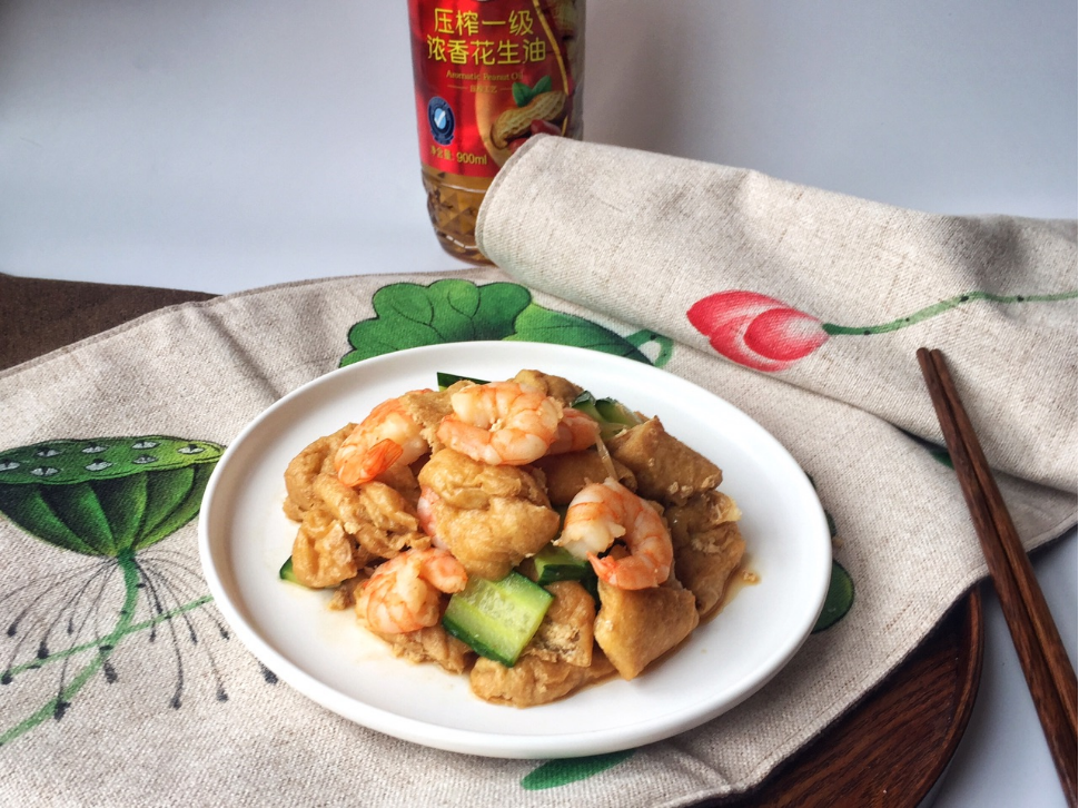 天津传统特色菜虾仁面筋做法简单又方便的一道菜零厨艺教程