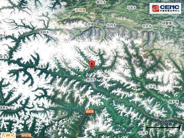 西藏林芝市波密县发生3.1级地震休闲区蓝鸢梦想 - Www.slyday.coM