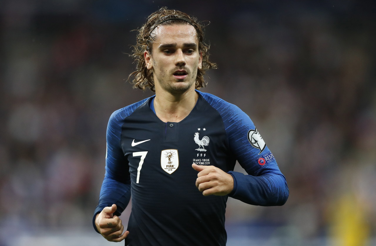 格列兹曼成为法国队史第9位百场先生第2年轻解锁此成就