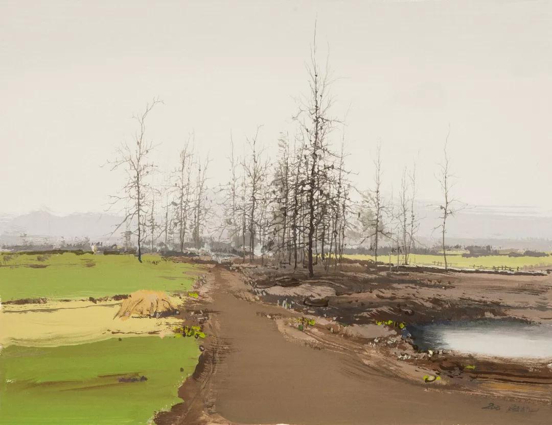 陆庆龙水彩粉画 乡村系列作品|陆庆龙|粉画|水粉_新浪新闻