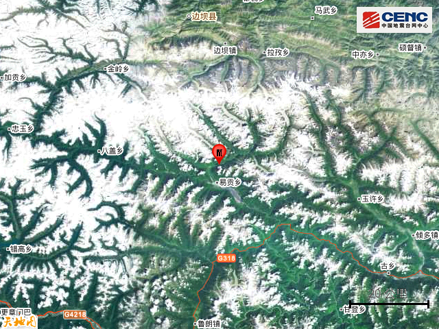 西藏林芝市波密县发生3.7级地震，震源深度10千米休闲区蓝鸢梦想 - Www.slyday.coM