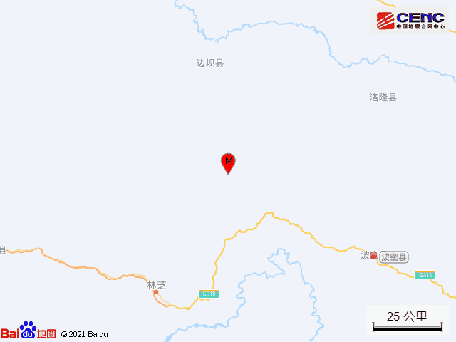 西藏林芝市波密县发生3.7级地震，震源深度10千米休闲区蓝鸢梦想 - Www.slyday.coM