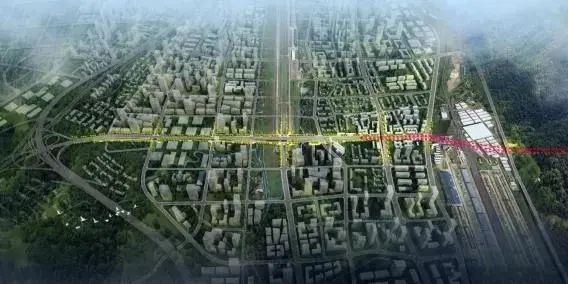 ▲白市驿隧道项目效果图。重庆高新区建设局供图