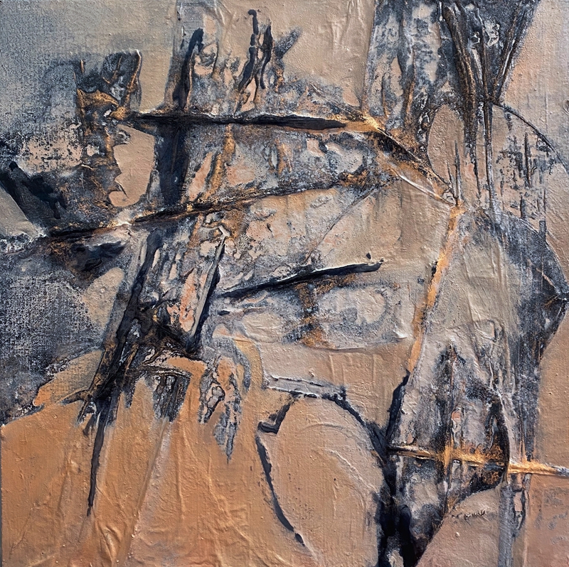 宝安本土艺术家综合材料绘画作品集体亮相|宝安区|材料|绘画_新浪新闻