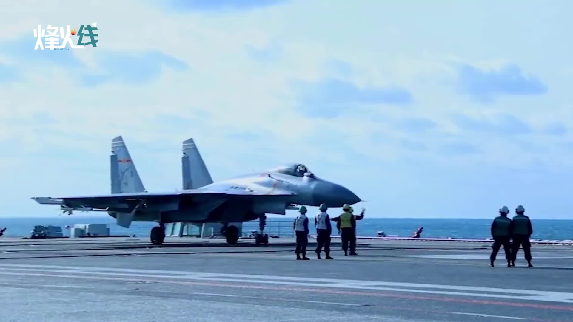 南海舰队发布山东舰宣传片 中英双语喊话气势磅礴!