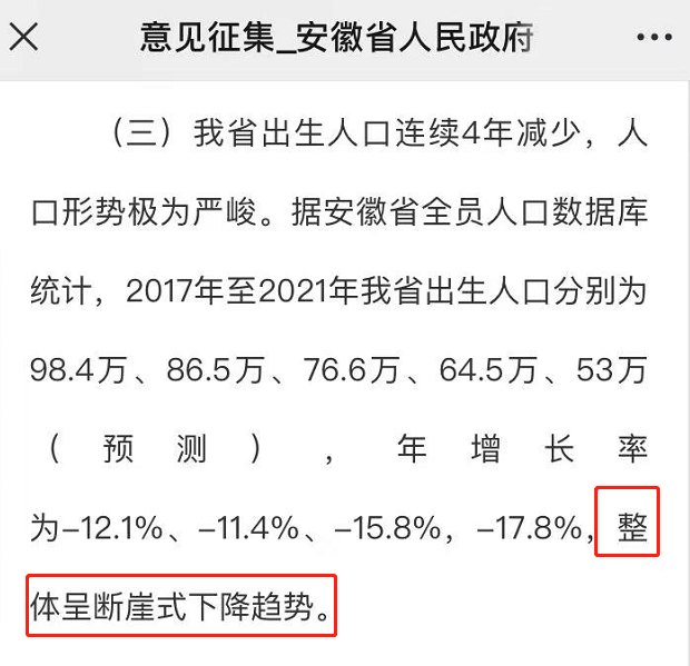 人口断崖_安徽出生人口呈断崖式下降