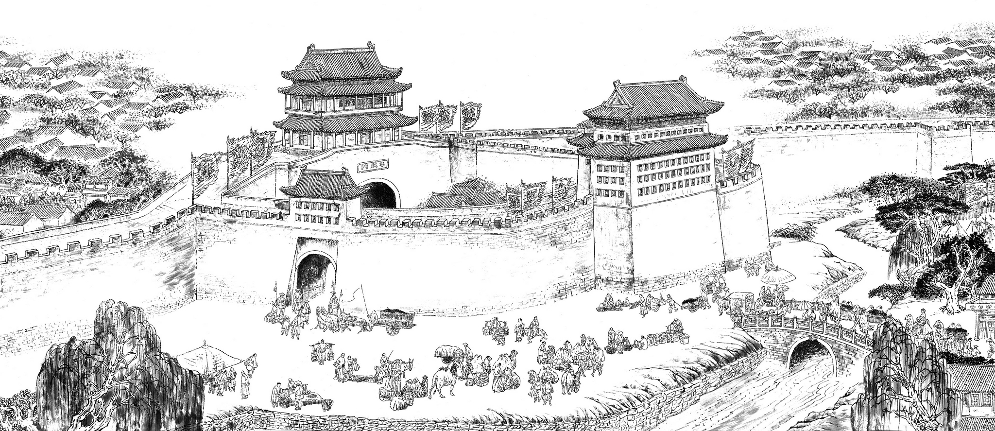 谷建华与他创办的通州首家民营博物馆大运河翰林民俗博物馆