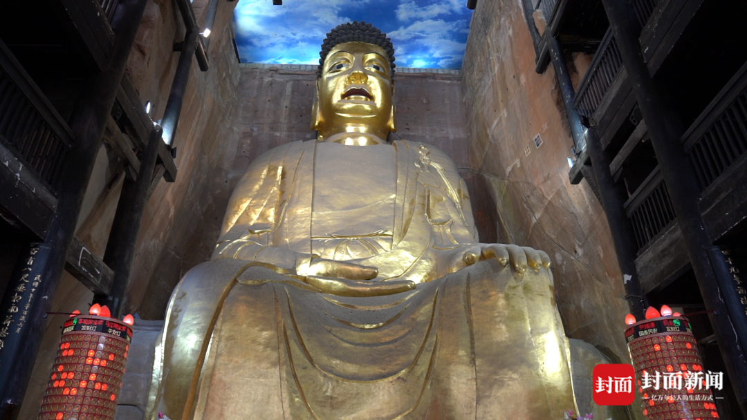 探访"唐头宋身"的世界室内第一金佛:重庆潼南大佛寺摩崖造像|川渝秘境