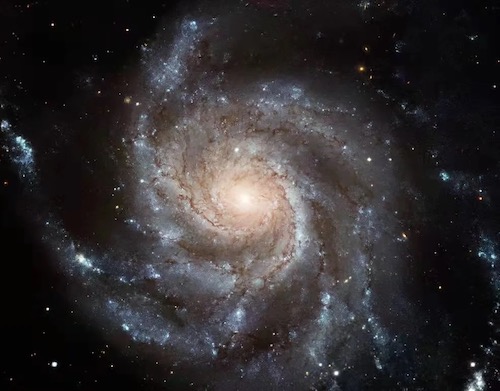 M101（风车星系） 图源：HST /NASA, ESA, STScI; CFHT; NOAO/AURA/NSF