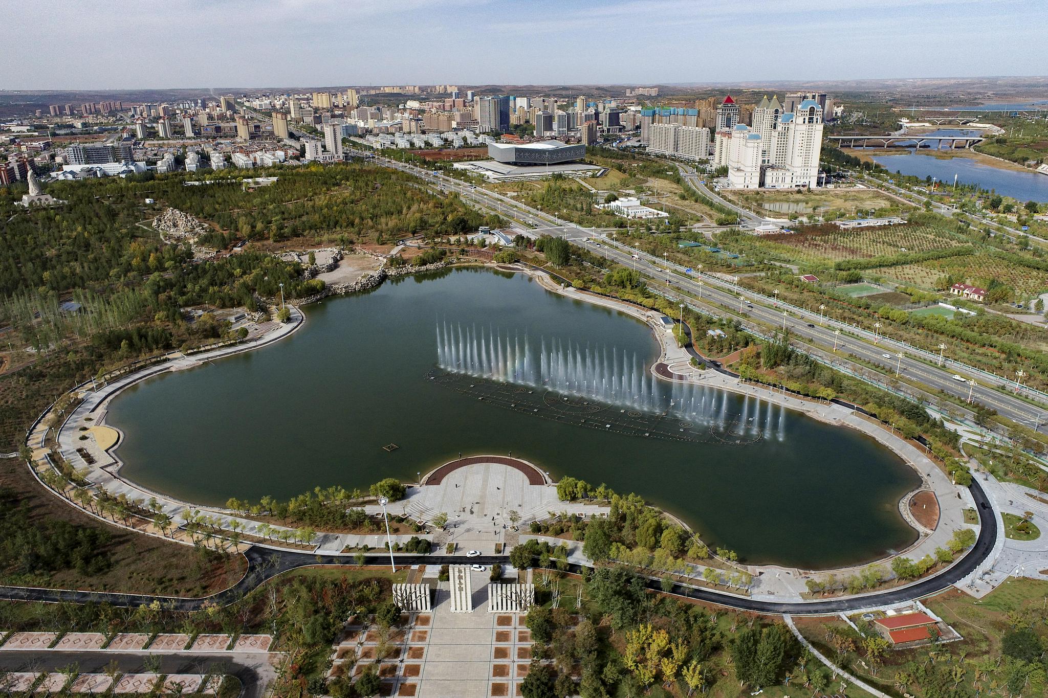 伊金霍洛旗:推进疏干水综合利用 美化城市宜居环境|内蒙古|鄂尔多斯市