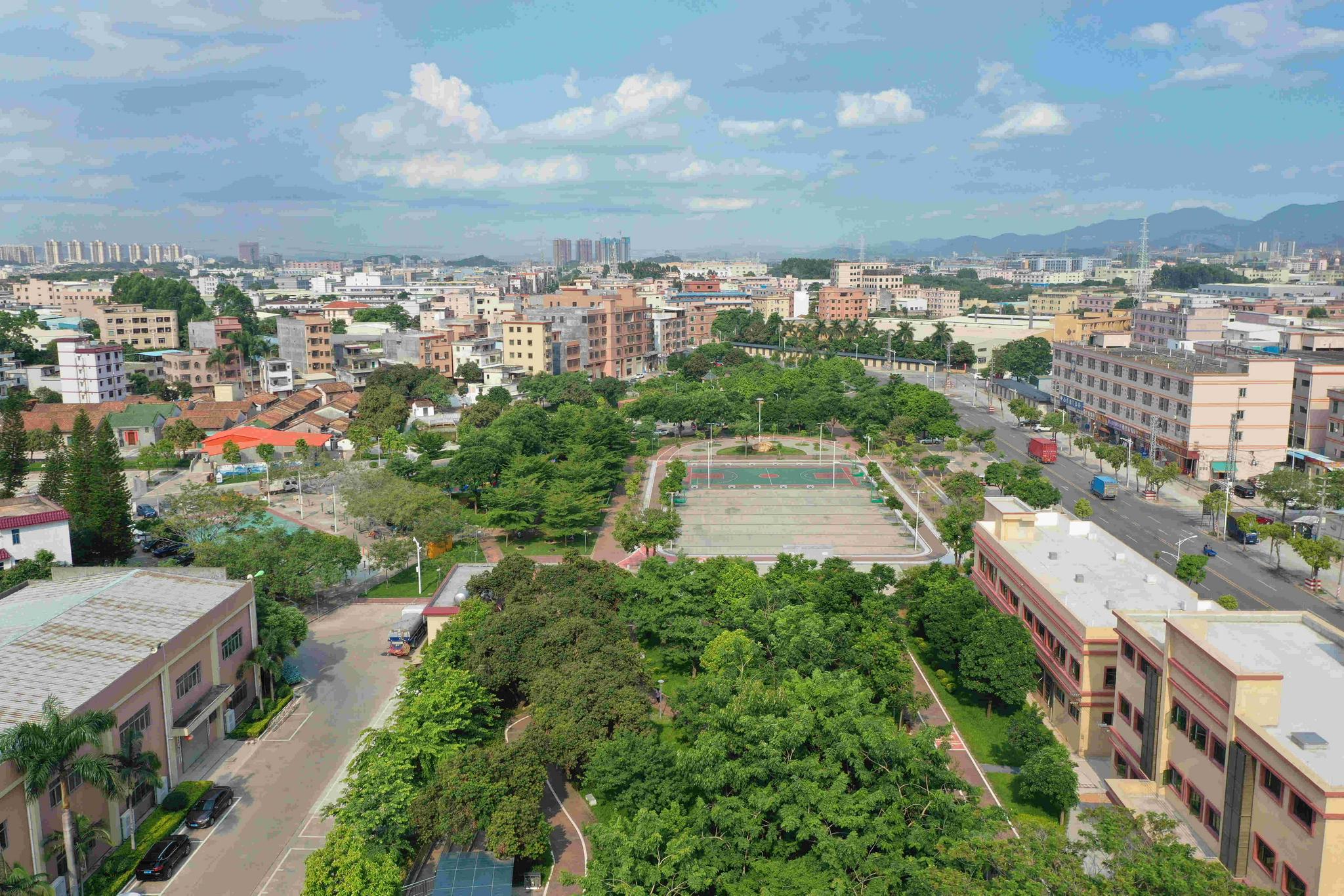 桥头镇优美宁静的乡村风光