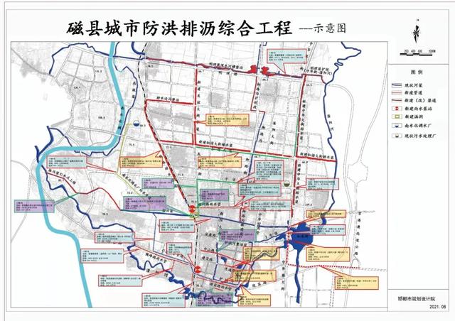 磁县城市防洪排沥综合工程该项目由华能磁县综合能源有限公司投资建设