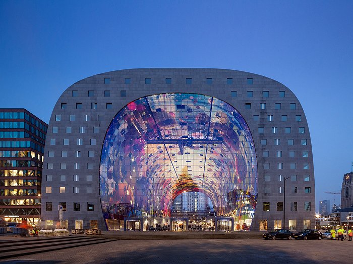  鹿特丹Markthal 图片来源：MVRDV